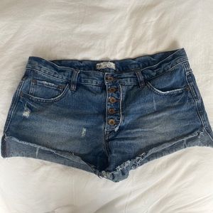 Free People Jean Shorts